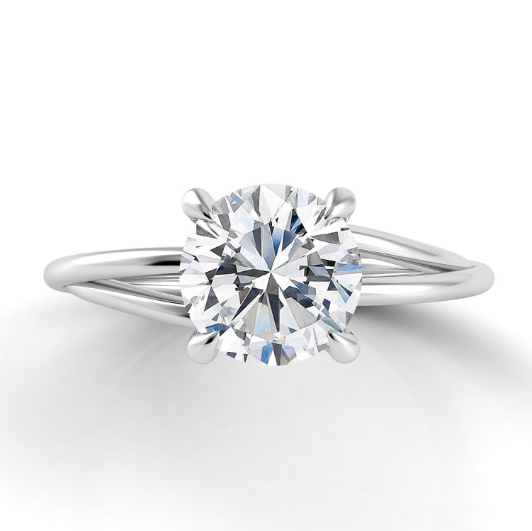 Eleganza Braided Engagement Ring — image 3 of 4