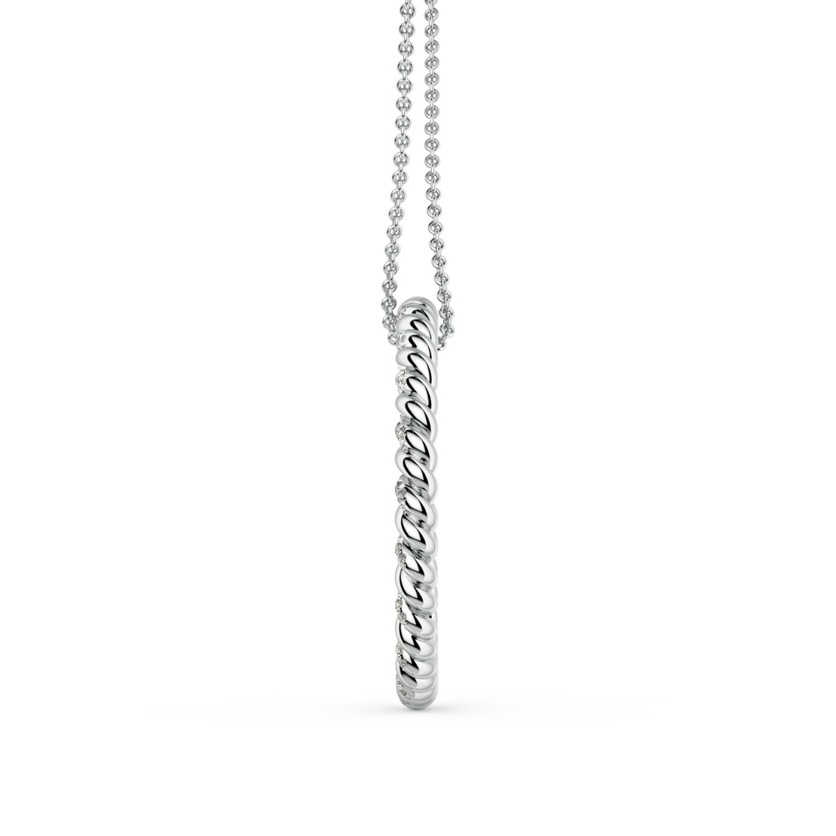 Eleganza Braided Round Pendant — image 1 of 1